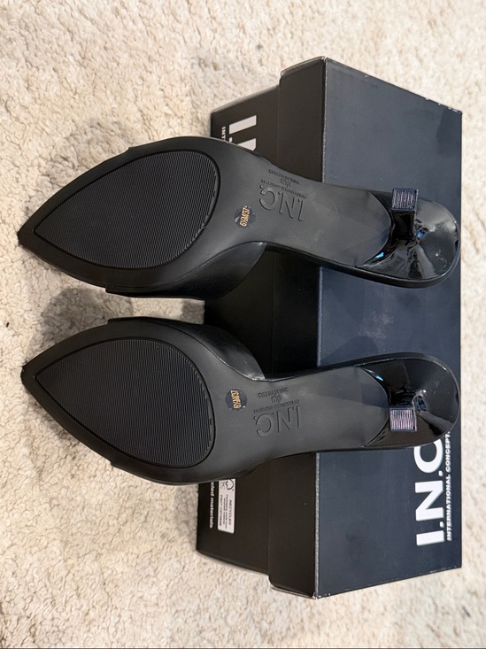 INC International Concepts Basaariaf 2 3/4” heel in Black Beauty Color size 6.5 main image 6